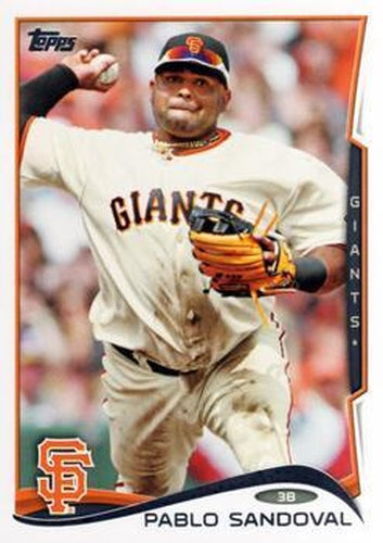 #327a Pablo Sandoval - San Francisco Giants - 2014 Topps Baseball