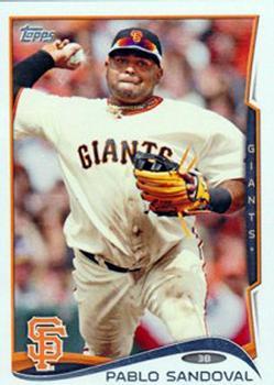 #327b Pablo Sandoval - San Francisco Giants - 2014 Topps Baseball