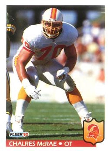 #407 Charles McRae - Tampa Bay Buccaneers - 1992 Fleer Football
