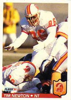 #408 Tim Newton - Tampa Bay Buccaneers - 1992 Fleer Football