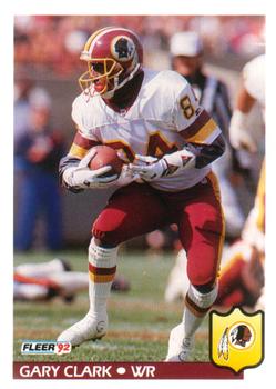 #415 Gary Clark - Washington Redskins - 1992 Fleer Football