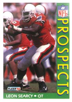 #446 Leon Searcy - Miami Hurricanes - 1992 Fleer Football