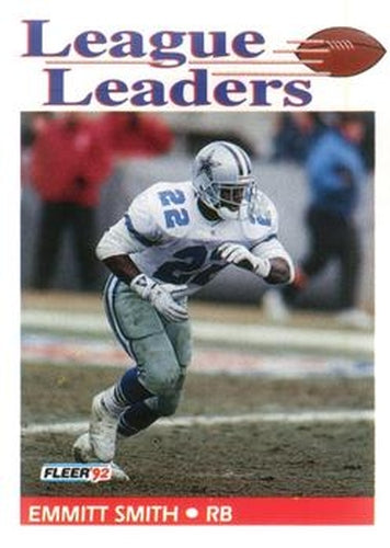 #453 Emmitt Smith - Dallas Cowboys - 1992 Fleer Football