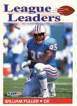#460 William Fuller - Houston Oilers - 1992 Fleer Football