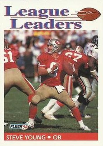 #469 Steve Young - San Francisco 49ers - 1992 Fleer Football