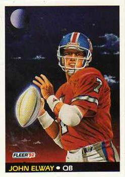 #471 John Elway - Denver Broncos - 1992 Fleer Football