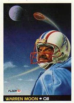 #474 Warren Moon - Houston Oilers - 1992 Fleer Football