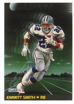 #475 Emmitt Smith - Dallas Cowboys - 1992 Fleer Football