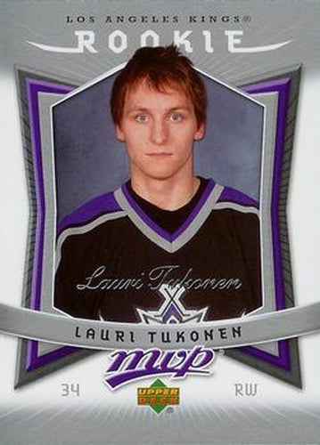 #328 Lauri Tukonen - Los Angeles Kings - 2007-08 Upper Deck MVP Hockey