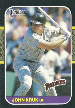 #328 John Kruk - San Diego Padres - 1987 Donruss Baseball