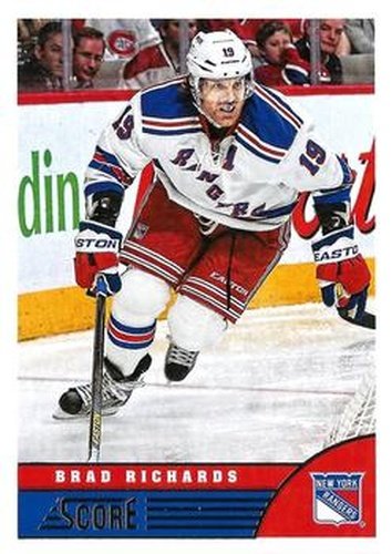 #328 Brad Richards - New York Rangers - 2013-14 Score Hockey