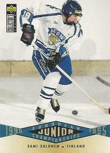 #328 Sami Salonen - Finland - 1995-96 Collector's Choice Hockey