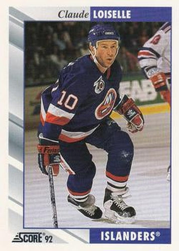 #328 Claude Loiselle - New York Islanders - 1992-93 Score USA Hockey