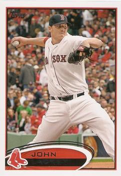 #328 John Lackey - Boston Red Sox - 2012 Topps Baseball