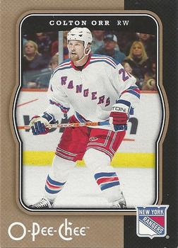 #328 Colton Orr - New York Rangers - 2007-08 O-Pee-Chee Hockey