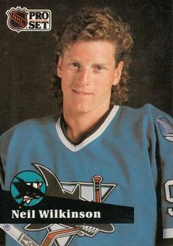 #328 Neil Wilkinson - 1991-92 Pro Set Hockey