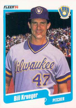 #328 Bill Krueger - Milwaukee Brewers - 1990 Fleer USA Baseball