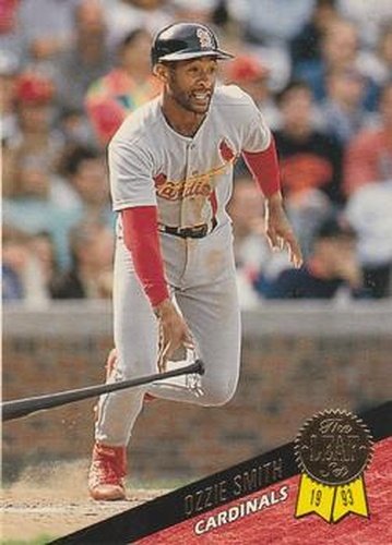 #328 Ozzie Smith - St. Louis Cardinals - 1993 Leaf Baseball