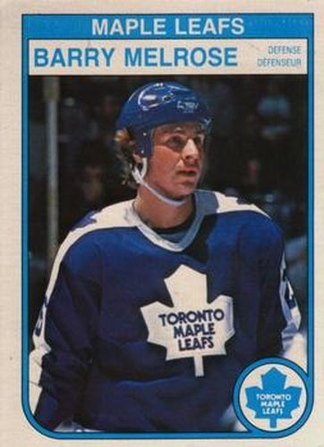 #328 Barry Melrose - Toronto Maple Leafs - 1982-83 O-Pee-Chee Hockey