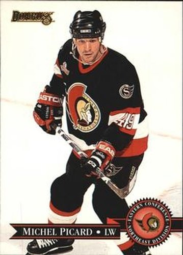 #328 Michel Picard - Ottawa Senators - 1995-96 Donruss Hockey