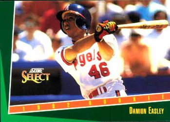 #328 Damion Easley - California Angels - 1993 Select Baseball