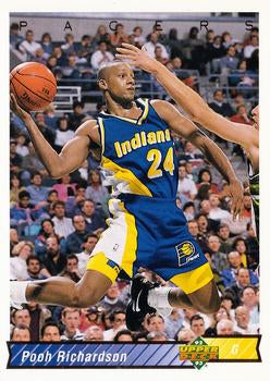 #328 Pooh Richardson - Indiana Pacers - 1992-93 Upper Deck Basketball
