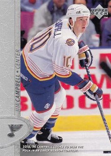 #328 Jim Campbell - St. Louis Blues - 1996-97 Upper Deck Hockey