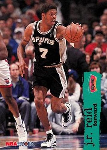 #328 J.R. Reid - San Antonio Spurs - 1995-96 Hoops Basketball