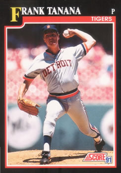 #328 Frank Tanana - Detroit Tigers - 1991 Score Baseball