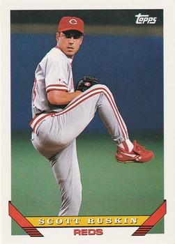 #328 Scott Ruskin - Cincinnati Reds - 1993 Topps Baseball