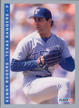 #328 Kenny Rogers - Texas Rangers - 1993 Fleer Baseball