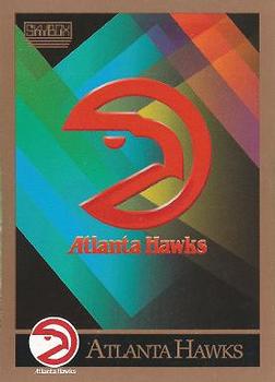 #328 Atlanta Hawks - Atlanta Hawks - 1990-91 SkyBox Basketball