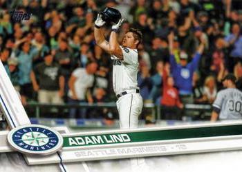 #328 Adam Lind - Seattle Mariners - 2017 Topps Baseball