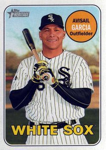 #328 Avisail Garcia - Chicago White Sox - 2018 Topps Heritage Baseball