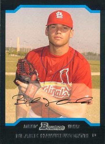 #328 Blake Hawksworth - St. Louis Cardinals - 2004 Bowman Baseball