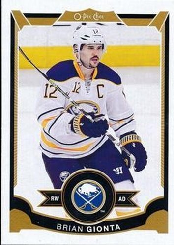 #328 Brian Gionta - Buffalo Sabres - 2015-16 O-Pee-Chee Hockey