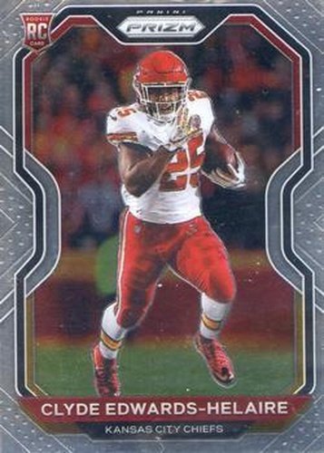 #328 Clyde Edwards-Helaire - Kansas City Chiefs - 2020 Panini Prizm Football
