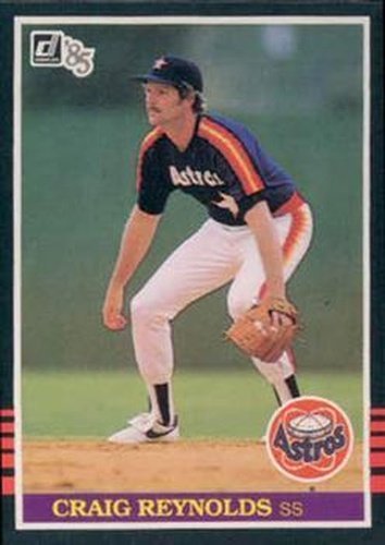 #328 Craig Reynolds - Houston Astros - 1985 Donruss Baseball