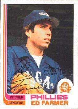 #328 Ed Farmer - Philadelphia Phillies - 1982 O-Pee-Chee Baseball