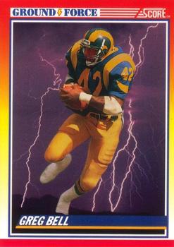 #328 Greg Bell - Los Angeles Rams - 1990 Score Football