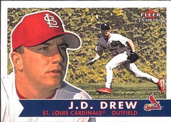 #328 J.D. Drew - St. Louis Cardinals - 2001 Fleer Tradition Baseball