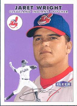 #328 Jaret Wright - Cleveland Indians - 2000 Fleer Tradition Baseball