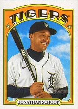 #328 Jonathan Schoop - Detroit Tigers - 2021 Topps Heritage Baseball