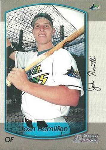 #328 Josh Hamilton - Tampa Bay Devil Rays - 2000 Bowman Baseball