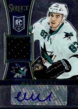 #328 Matt Nieto - San Jose Sharks - 2013-14 Panini Select Hockey