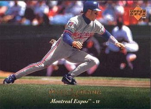 #328 Mike Lansing - Montreal Expos - 1995 Upper Deck Baseball