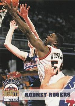 #328 Rodney Rogers - Denver Nuggets - 1993-94 Hoops Basketball