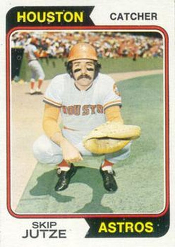 #328 Skip Jutze - Houston Astros - 1974 Topps Baseball