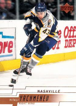 #328 Vitali Yachmenev - Nashville Predators - 2000-01 Upper Deck Hockey