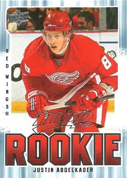 #328 Justin Abdelkader - Detroit Red Wings - 2008-09 Upper Deck MVP Hockey